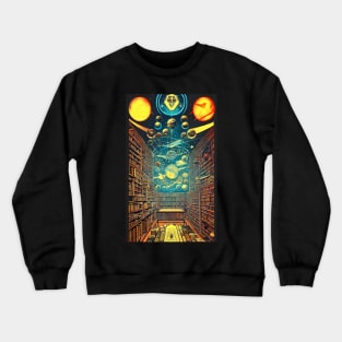 Cosmic Library Crewneck Sweatshirt